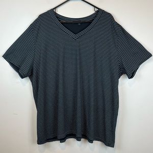 Fresh Produce Short Sleeves V-Neck Striped Shirt 100% Cotton Women’s Size 3X